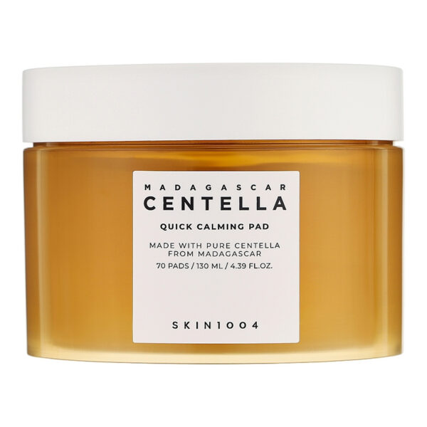 24 SKIN1004 Płatki uspokajające z centellą Madagascar Centella Quick Calming Pad 70 pads / 130 ml