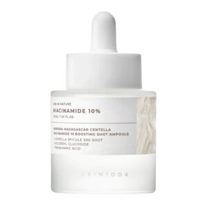 SKIN1004 Serum rozjaśniające do twarzy w ampułkach z niacynamidem i mikroigłami Niacinamide 10 Boosting Shot Ampoule, 30 ml