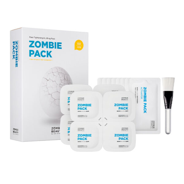 41 SKIN1004 ZESTAW przeciwstarzeniowych masek liftingujących Zombie Pack & Activator Kit, 8szt.*2g/8szt.*3,5g