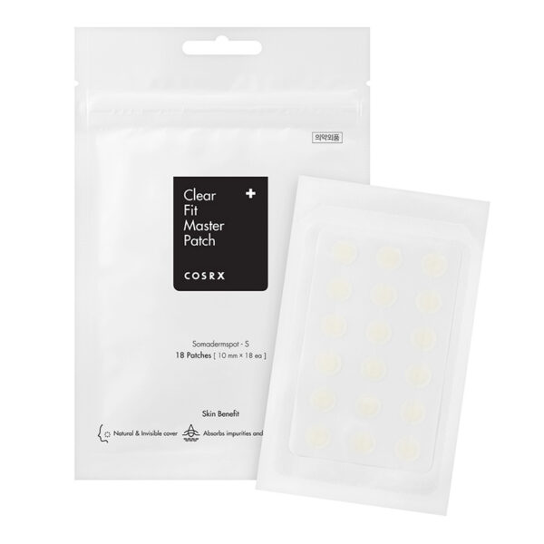 55 COSRX Plastry punktowe na wypryski Clear Fit Master Patch, 18 szt.