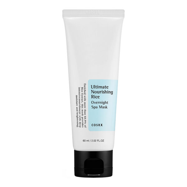 62 COSRX Maska odżywcza do twarzy na noc z ekstraktem z ryżu Ultimate Nourishing Rice Overnight Spa Mask, 60 m